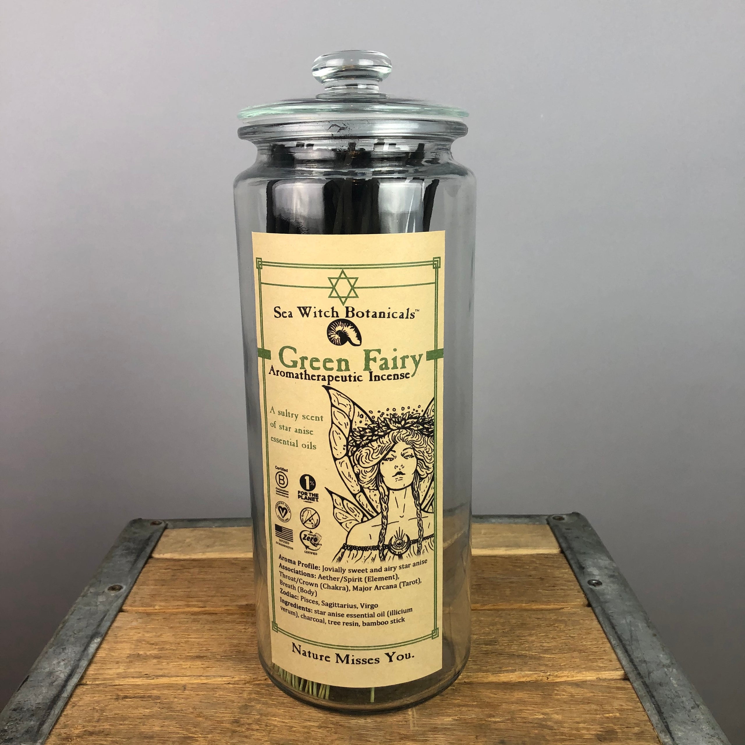 Green Fairy Incense - Sea Witch Botanicals